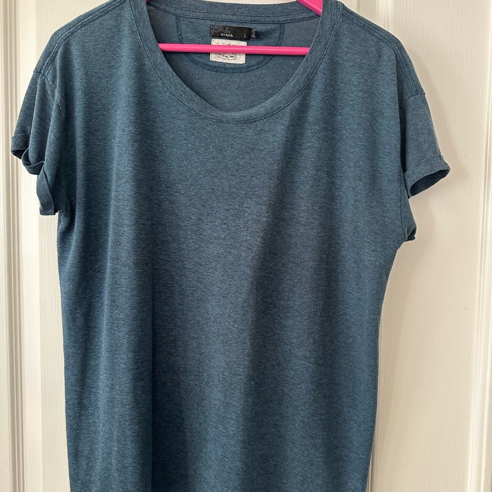 PRANA Classic Blue Women's Top Large
